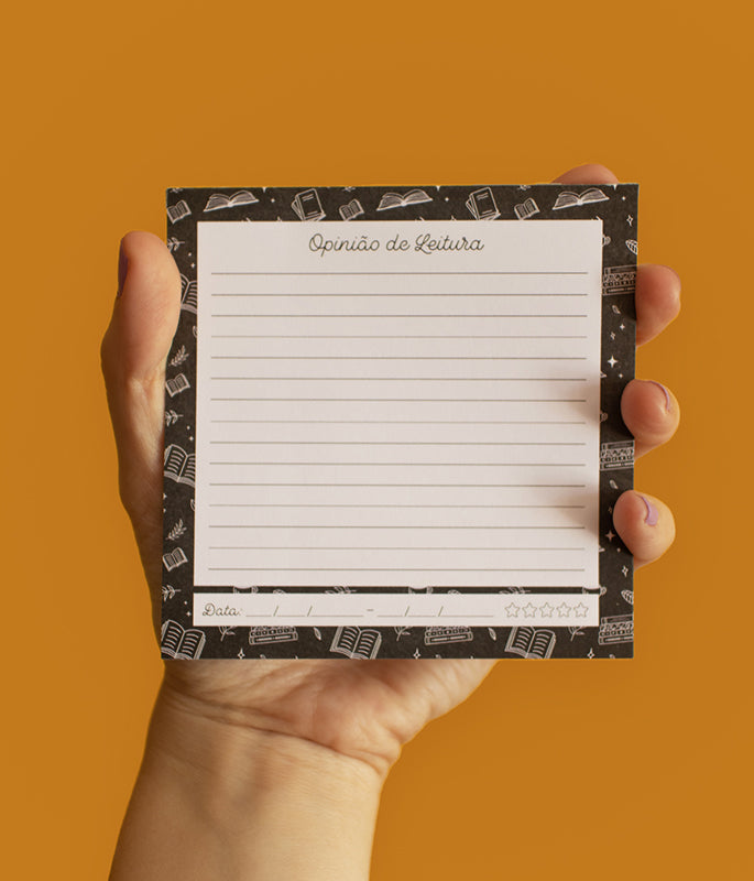 Bloco de notas Kraft A6 com pontos Bookish