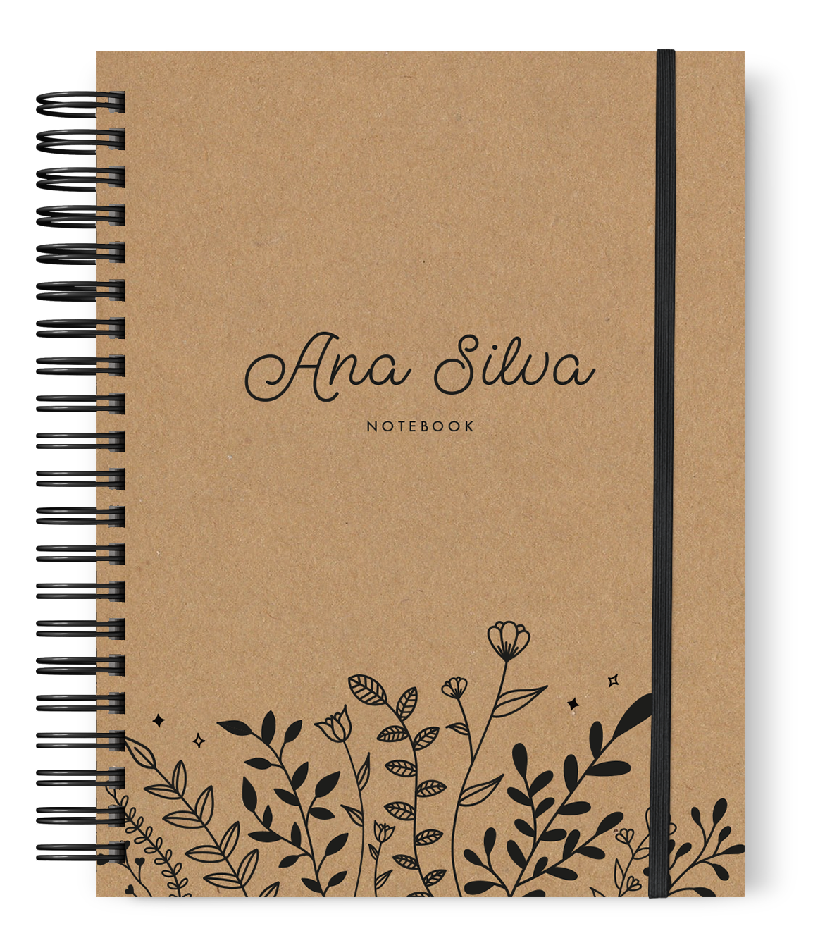 Flowers Personalized Notebook