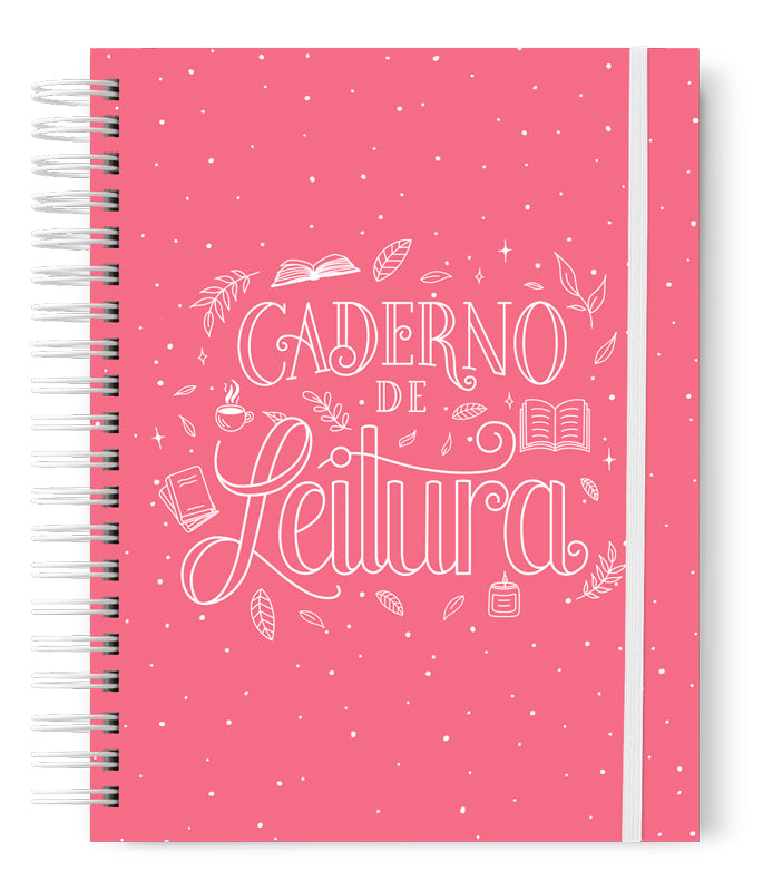 Caderno Leitura Elementos Rosa