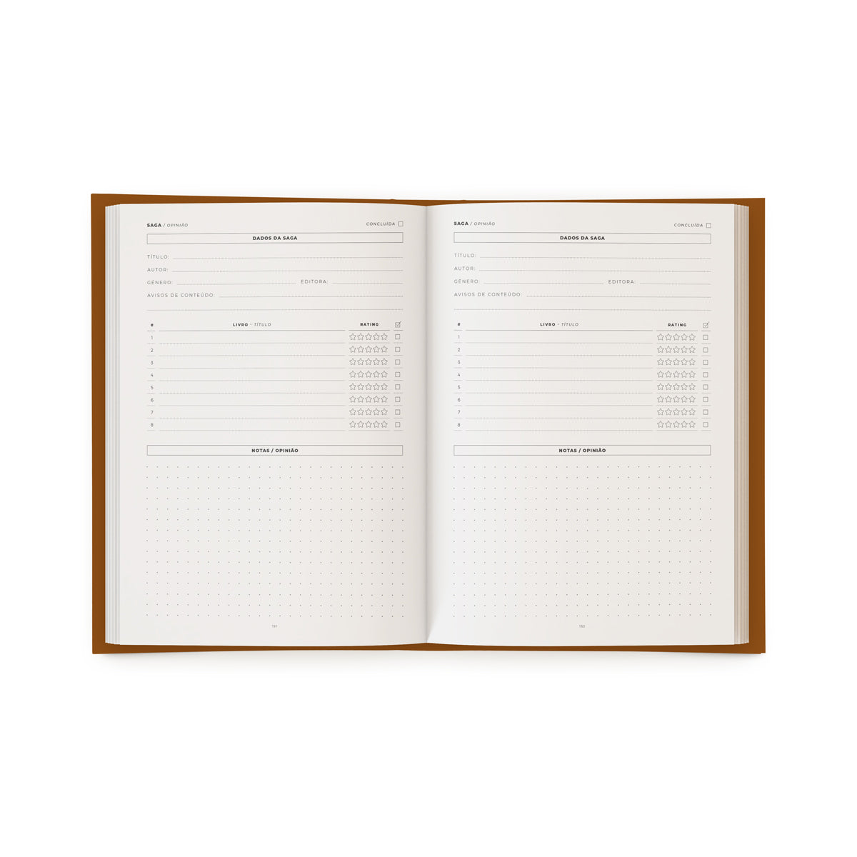 Caderno Leitura Azul