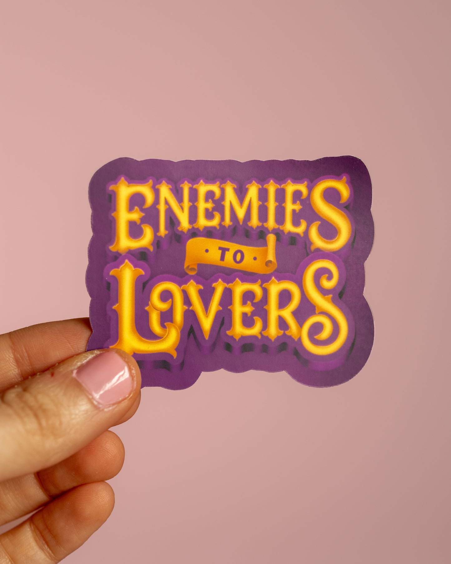 Enemies to Lovers Vinyl Sticker
