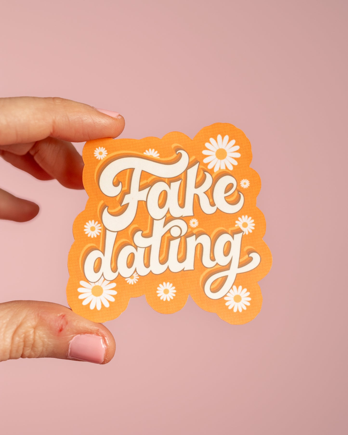 Fake Dating Vinyl Sticker