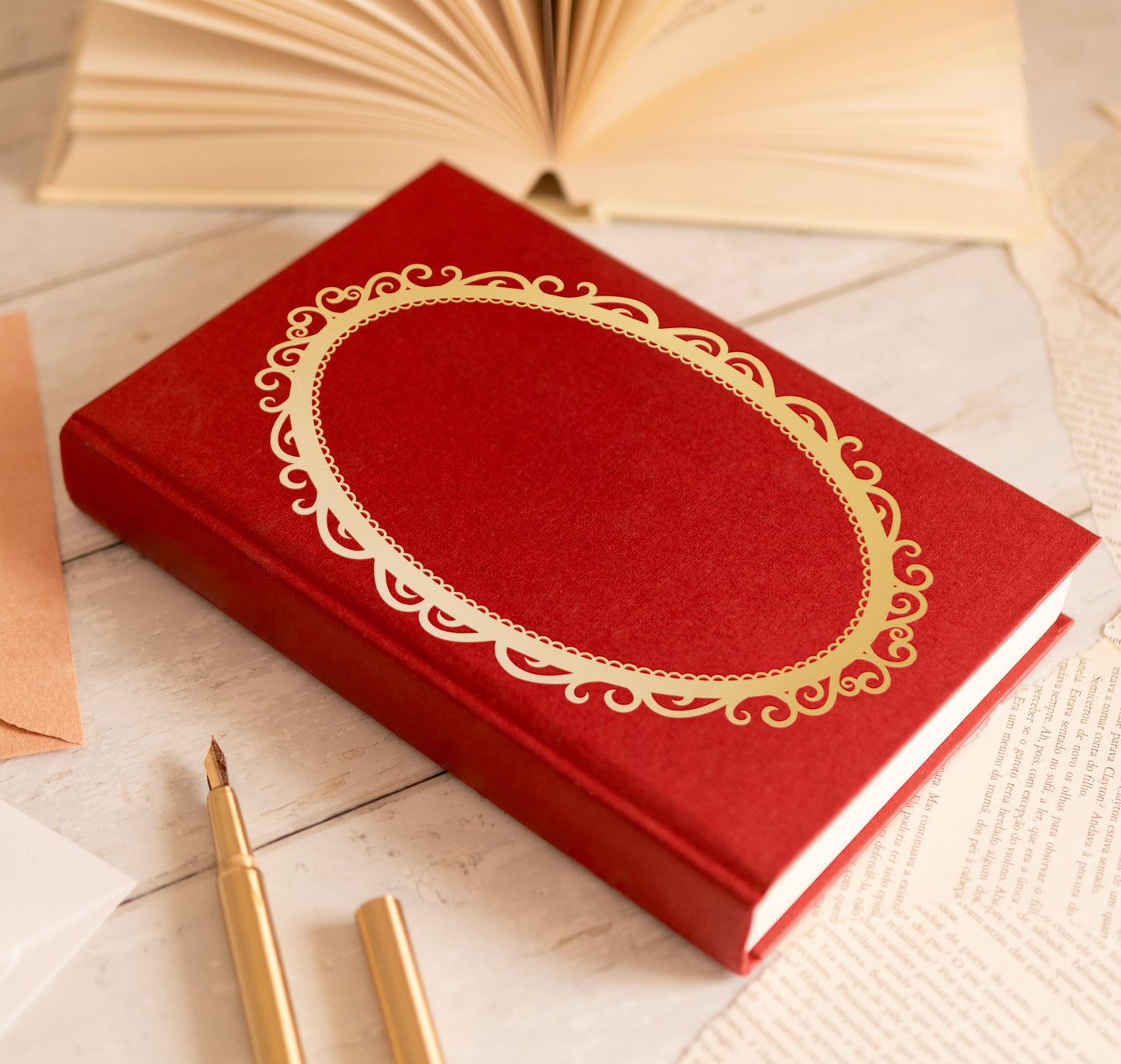 Mirror Frame Cover Foil Design for Bookbinding (Digital File)