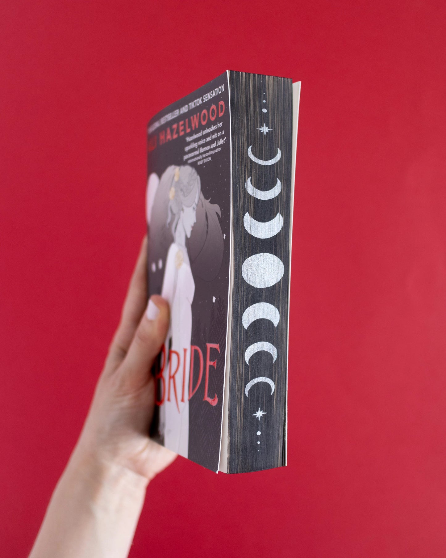 Moon Phases Stencil for DIY Stenciled Book Edges