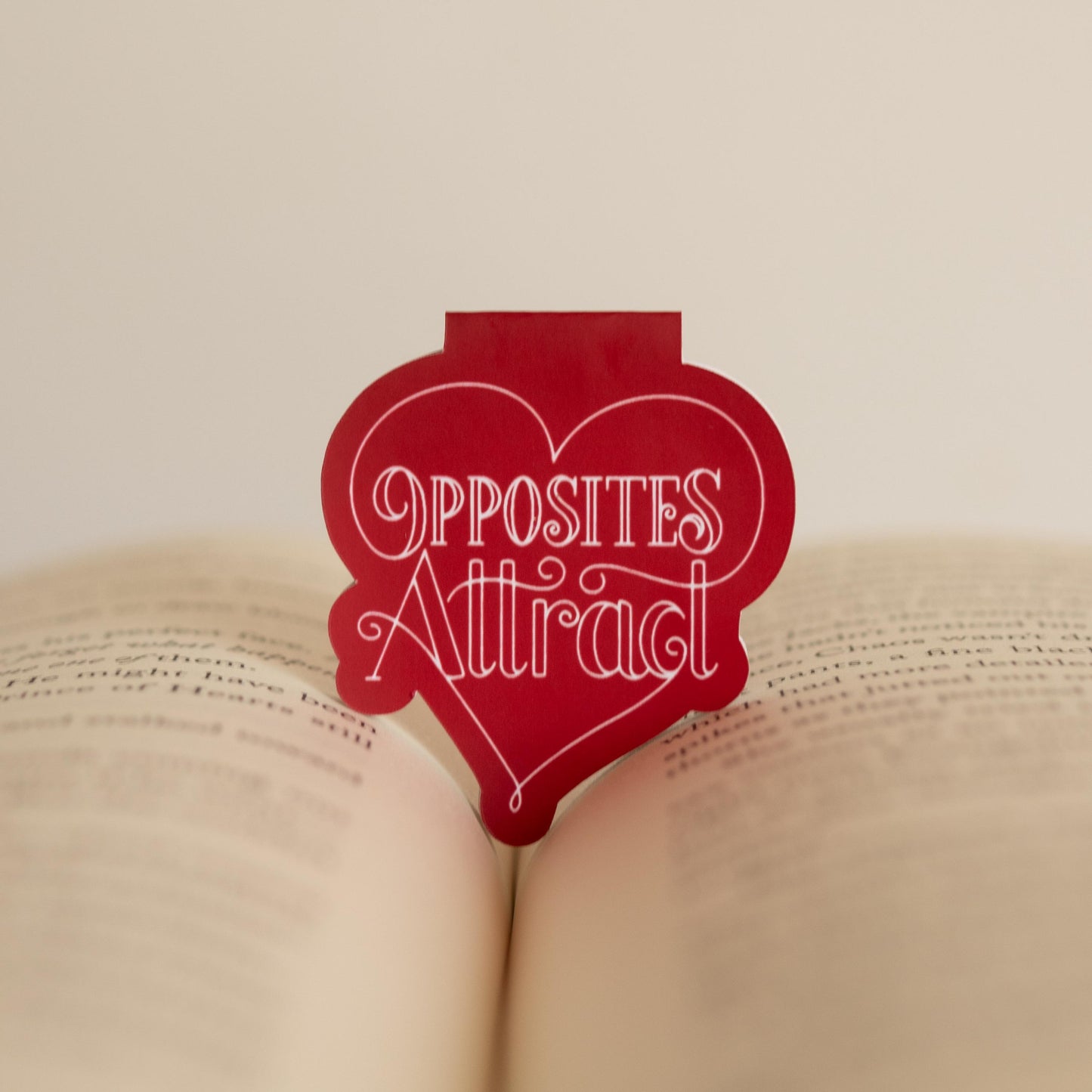 Pilha de livros Marcador magnético