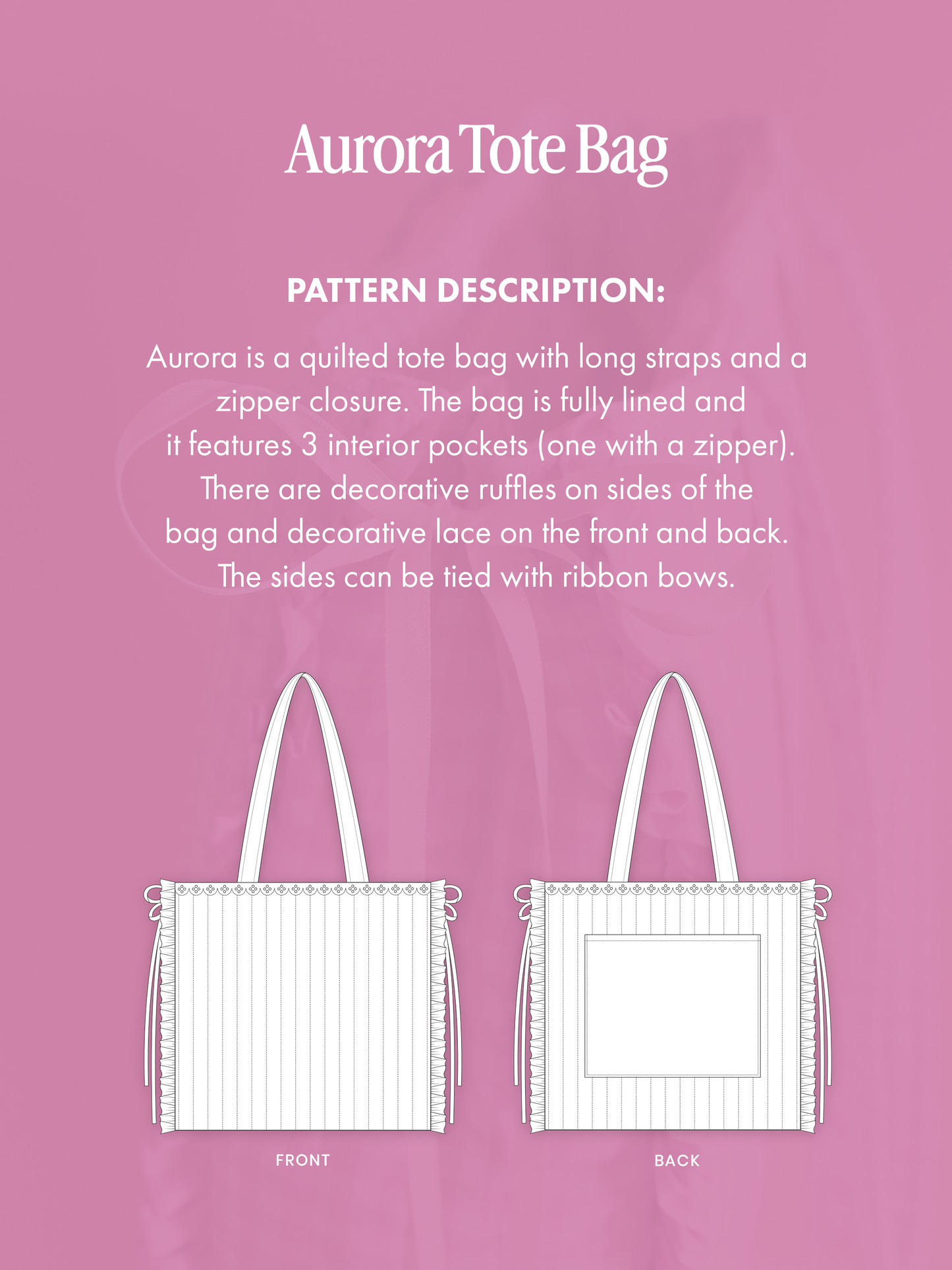 Aurora Tote Bag Sewing Pattern
