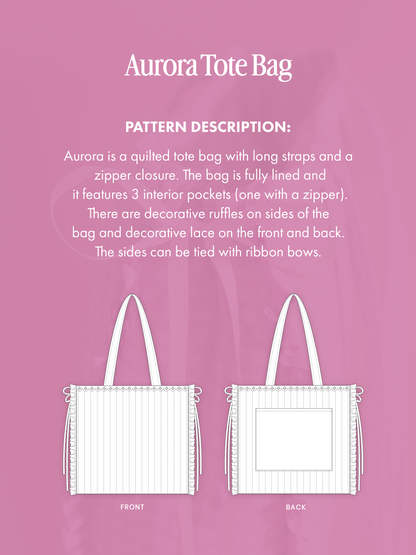 Aurora Tote Bag Sewing Pattern