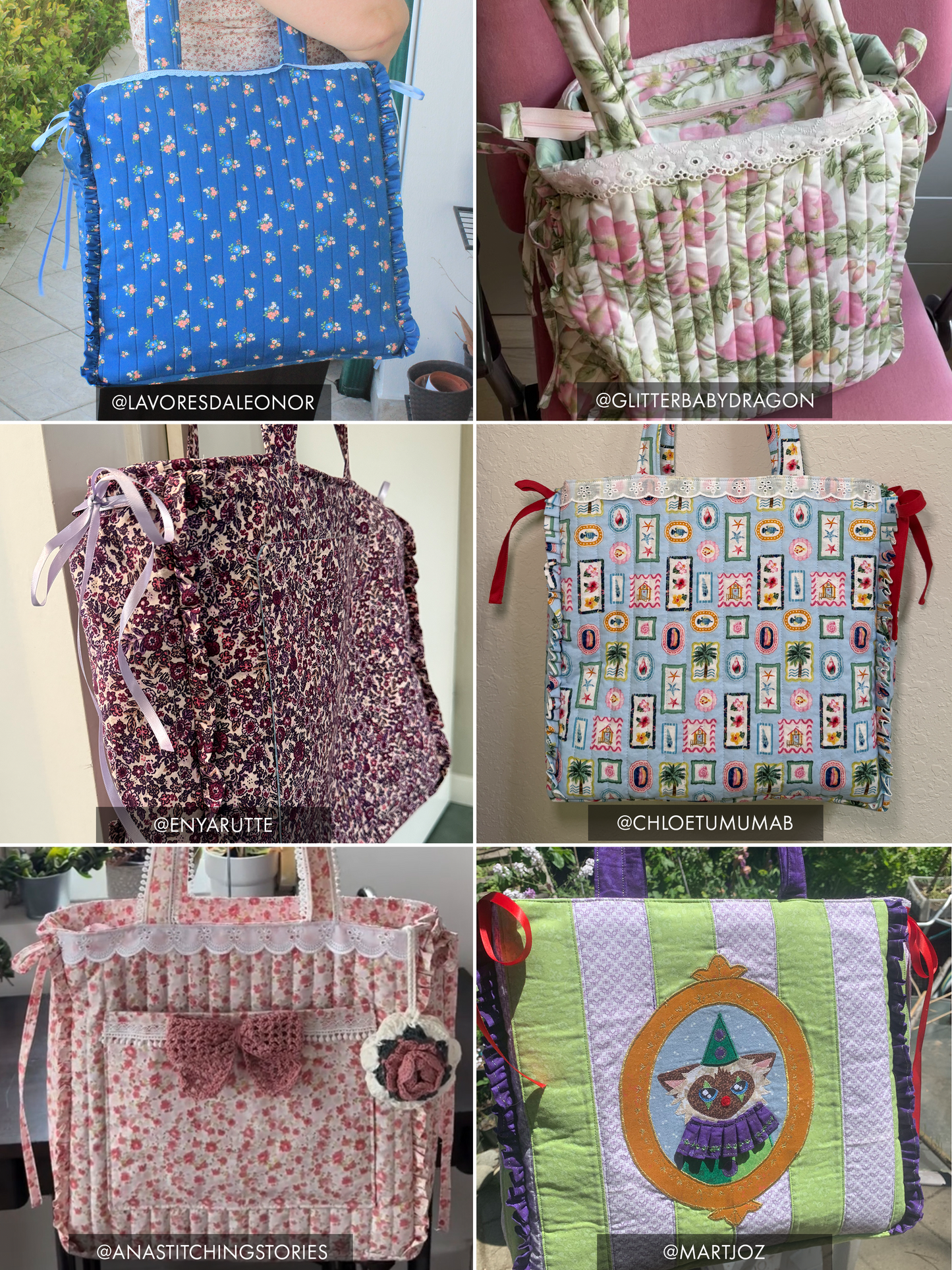 Aurora Tote Bag Sewing Pattern