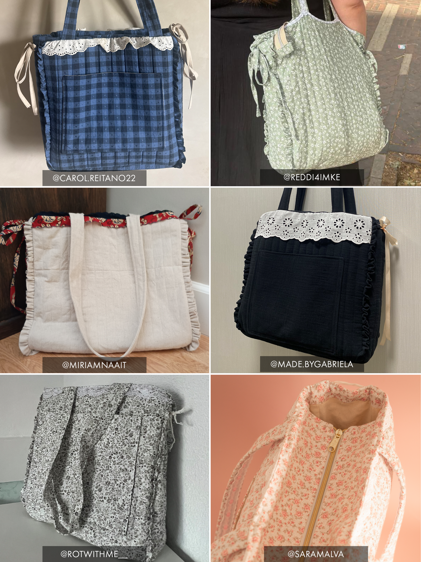 Aurora Tote Bag Sewing Pattern