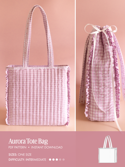 Aurora Tote Bag Sewing Pattern