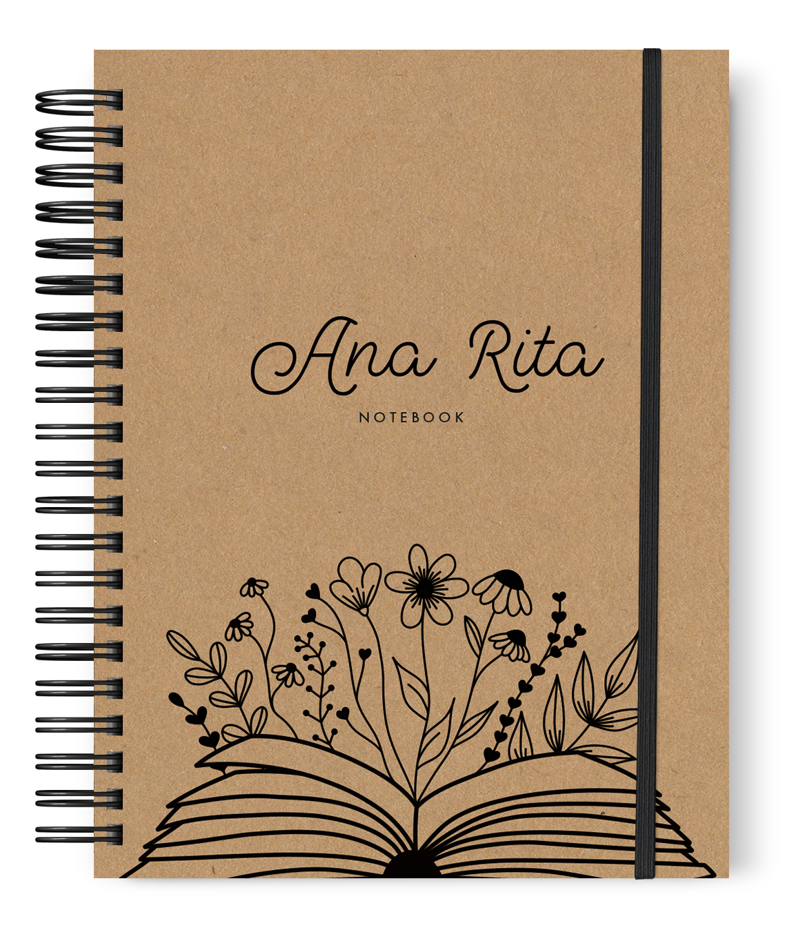 Open Book Personalized Notebook
