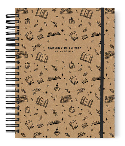 Caderno Leitura Padrão Kraft