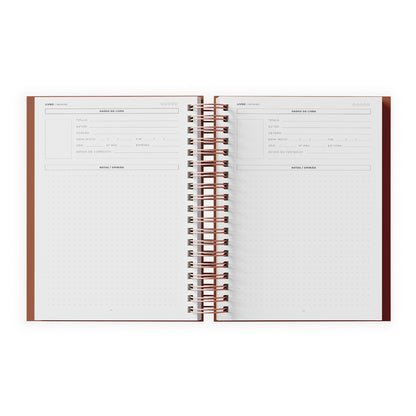 Caderno Leitura Padrão Branco