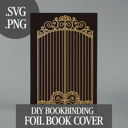 Gate Cover Foil Design for Bookbinding (Digital File)