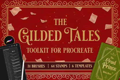 Gilded Tales Toolkit for Procreate