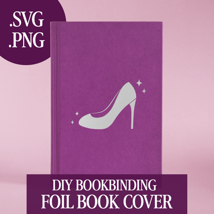Heeled Shoe Cover Foil Design for Bookbinding (Digital File)