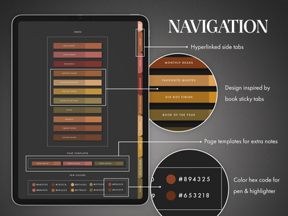 Digital Book Journal | Blackout Version
