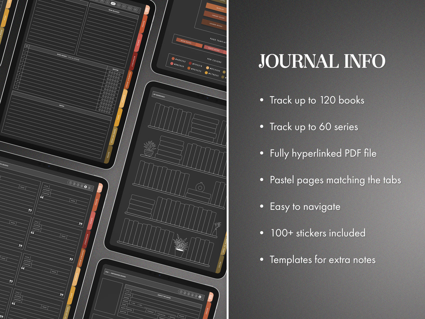 Digital Book Journal | Blackout Version