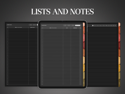 Digital Book Journal | Blackout Version