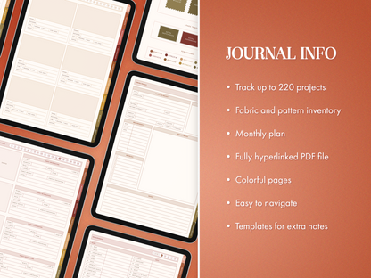 Digital Sewing Journal