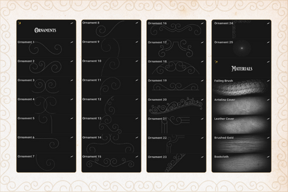 Gilded Tales Toolkit for Procreate