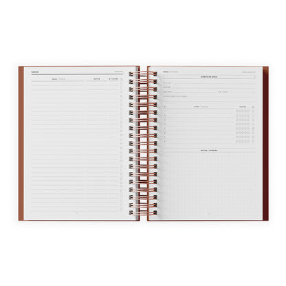 Caderno Leitura Padrão Branco