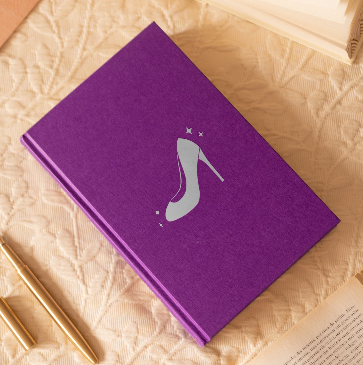 Heeled Shoe Cover Foil Design for Bookbinding (Digital File)