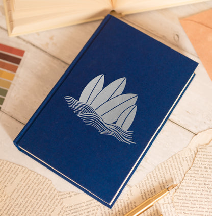 Surfboards Cover Foil Design for Bookbinding (Digital File)