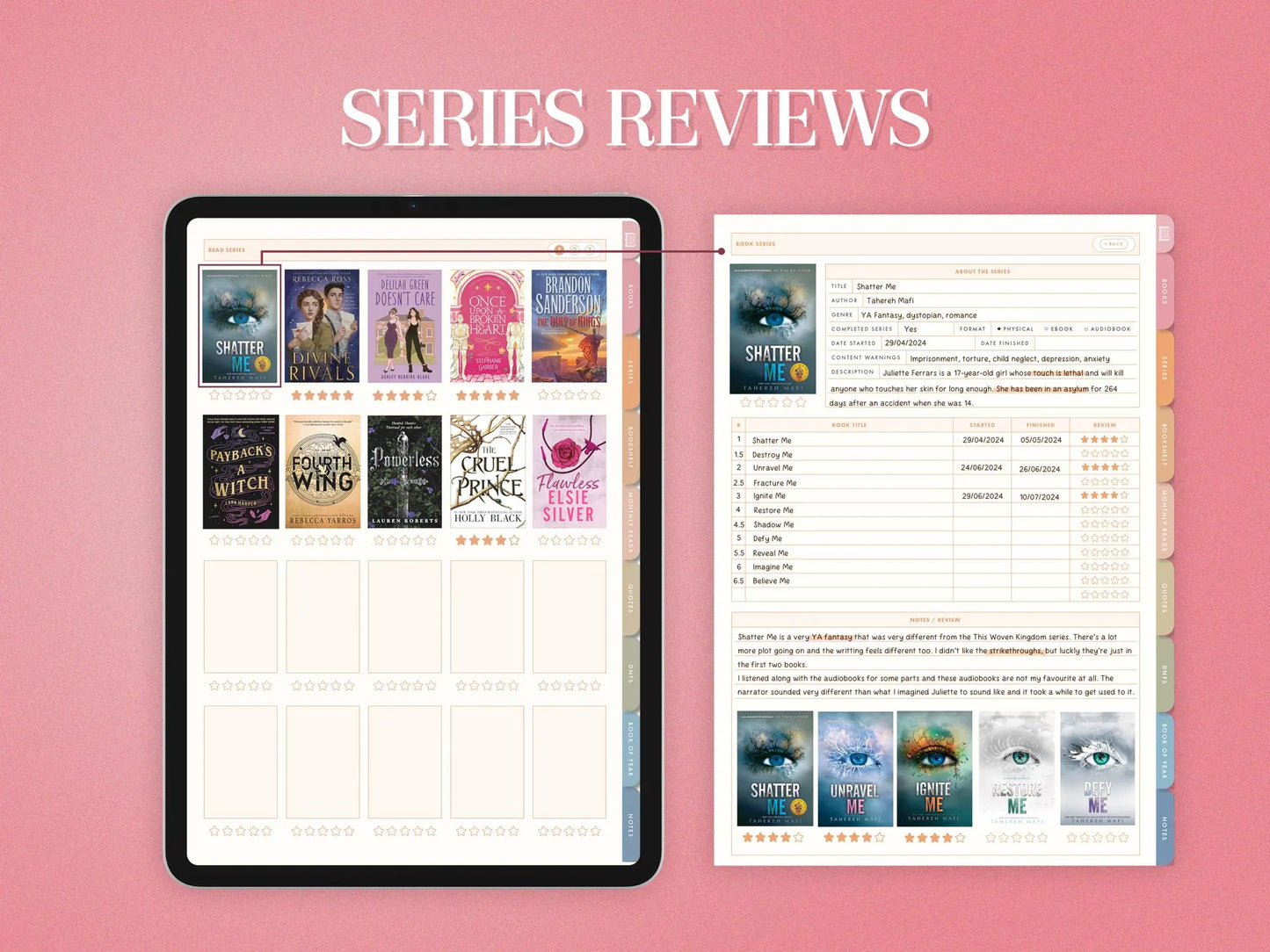 Digital Book Journal | Pink Cover – Sara Malva Designs