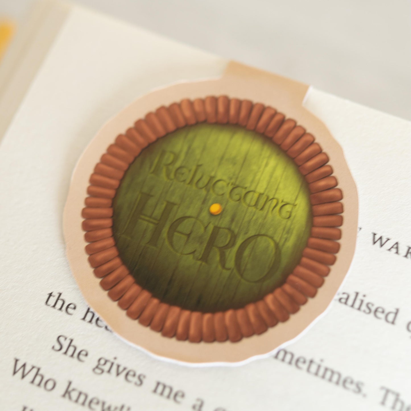 Reluctant Hero Magnetic Bookmark