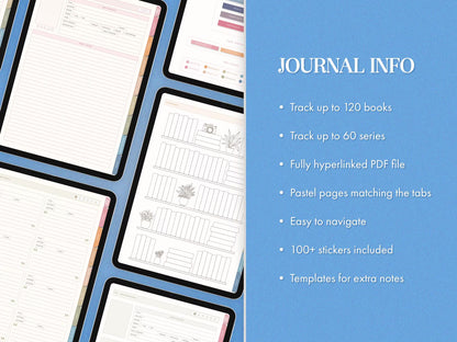 Digital Book Journal | Blue Cover