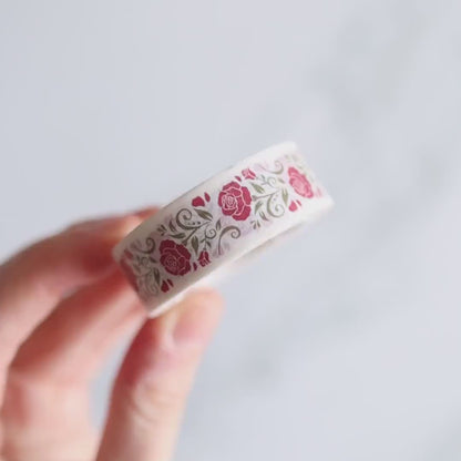 Roses Washi Tape 15mm x 10m