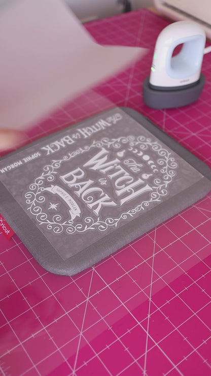 Swirls and Leaves Frame Cover Foil Design for Bookbinding (Digital File)